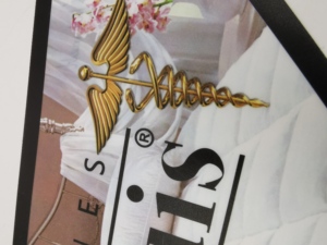 ป้ายผ้าโพลีเอสเตอร์แบบเข้ามุมฉลากสำหรับที่นอนแบบร้อนละลาย - Product Image 5