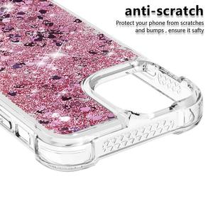 Heavy Duty 3 <span class=keywords><strong>en</strong></span> 1 a prueba de golpes Quicksand Glitter Liquid Phone Cases para <span class=keywords><strong>iPhone</strong></span> 15 Pro Max Case - Product Image 5
