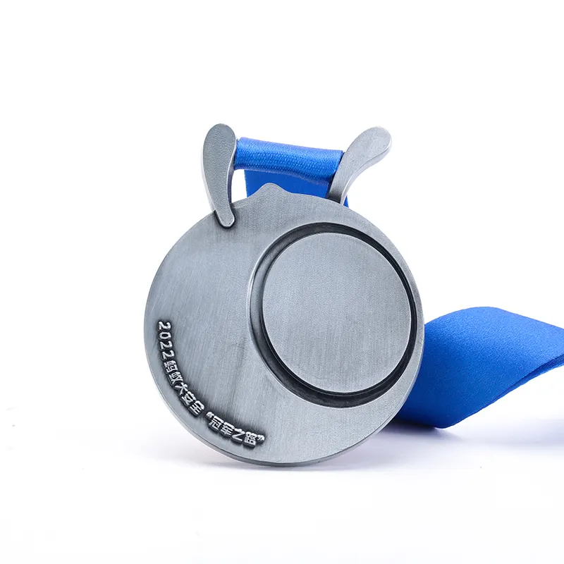 Promosi lucu bentuk semut medali murah 3D Logo kustom Die Casting medali olahraga Souvenir medali kosong