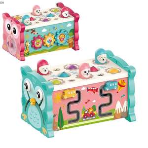 Jouet éducatif interactif multifonctionnel hexagonal Owl Qin pour enfants, jeu de pêche amusant, jeu de la souris et autres activités ludiques - Product Image 2