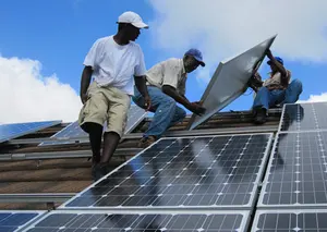 Sistema de panel solar híbrido Centro 3KW 5KW para el hogar con inversor de batería Sudáfrica