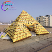 Modèle de bâtiment gonflable géant Pyramide gonflable