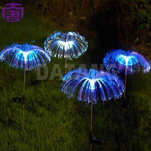Wholesale Ip65 Waterproof Jellyfish <b>Fiber</b>-<b>optic</b> Garden <b>Lights</b> Color-changing For Indoor/outdoor Courtyard Decorations Lawn - Product Image 6
