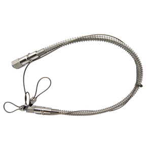 Manguera de Alta Presión de Acero Inoxidable con Cuerda de Seguridad Integrada, Resistente a Presiones de hasta 20MPA, Malla de Resorte Tejida Externa de 1/4FNPT - Product Image 1