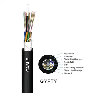Lieferung GYFTA53 Stranded Loose Tube Multi mode Gepanzertes Glasfaser kabel
