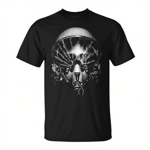 T-shirt promotionnel avec logo d'avion de pilote de jet - Product Image 2