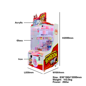 Shadow Boy Mini Arcade Gaming Machine Lucky Prize Clip Doll Game Gift Idea - Product Image 3