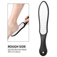 Outil de pédicure portable en acier inoxydable pratique, éliminateur de peaux mortes et de callosités, lime à pieds pour le soin des pieds