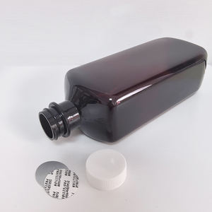 ขวดพลาสติกวาร์ดท์ขนาด 16 ออนซ์ 500 มล. ขวดคิวเจน ขวดเอวิส พร้อมสติกเกอร์ฉลากน้ำเชื่อมแก้ไอ - Product Image 4