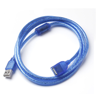 USB 2.0-Datenkabel Hochgeschwindigkeits-USB-Verlängerung kabel Ein Stecker auf eine Buchse für PC-Laptop 1,5 m Transfer Extender-Konverter kabel