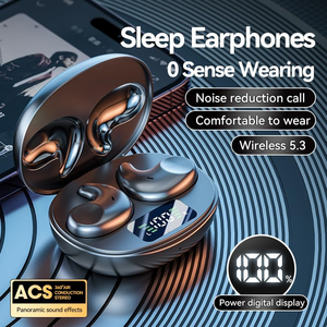 Écouteurs sans fil Sleep, casque stéréo Hi-Fi Deep Bass avec microphone, écouteurs intra-auriculaires Immersive Premium Sound - Product Image 2