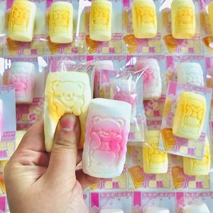 Butter Bear Mini Squishy Realista de Panecillo al Vapor de Levantamiento Lento, Juguete Antiestrés para Apretar, Squishy de Azúcar Transfronterizo - Product Image 2