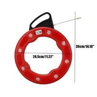 3mm 4mm Diamètre 5m/10m/15m/20mt/30m Paquet de sac plastique Tête à ressort en acier Extracteur de câble électrique en nylon