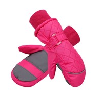 Gants de ski freestyle pour femmes en polyester TJ, chauds, pour l'hiver, le snowboard, avec poignets repliés, légers, coupe-vent, imperméables
