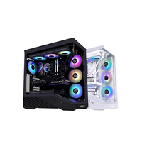 Boîtier de jeu E-sport Lianli Front Wing V100 ATX Full Tower, ARGB, support de refroidissement par eau 360, carte graphique préinstallée, côté