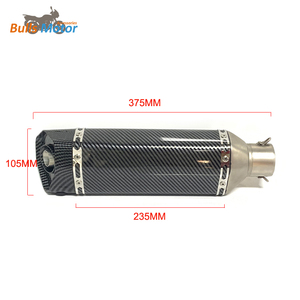 Silenciador de escape modificado universal para motocicleta Honda Click125 XADV150 YAMAHA R1 BMWExhaust <span class=keywords><strong>Moto</strong></span> silenciador Sport Bike <span class=keywords><strong>Adventure</strong></span> - Product Image 6