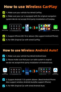 Boîte CarPlay portable Keykeer EC01-TK, USB, Plug & <span class=keywords><strong>Play</strong></span>, Bluetooth 5.0, adaptateur sans fil Android Auto, nouveau design 2026 - Product Image 4