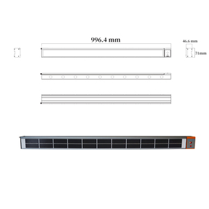 HK Mistai ไฟพลังงานแสงอาทิตย์ไฟ LED ติดผนังกันน้ำ Ip65 3.5W/5V พร้อมรีโมทควบคุมภูมิทัศน์ลาน - Product Image 3