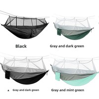 Hamac de camping pliable en acier inoxydable, capacité 500 lb, portable avec sangles d'attache aux arbres, pour voyage, randonnée, 2 personnes