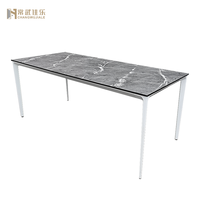 Tables de salle à manger d'extérieur en panneaux HPL (High Pressure Laminate) fabriqués par l'usine Hua Jiale
