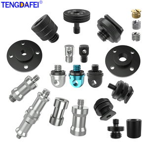 Máy ảnh vít nhanh chóng phát hành tấm vít 1/4 biến 3/8 chuyển đổi vít nhỏ lần lượt lớn Pan/Tilt cơ sở Nut hot shoe - Product Image 1