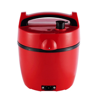 Cuisinière à pression électrique 2L en acier inoxydable avec revêtement antiadhésif et écran LED pour usage domestique, extérieur et hôtelier
