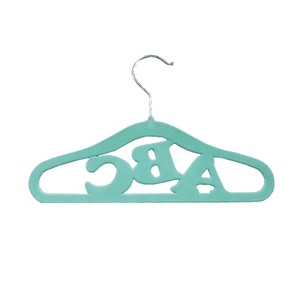 Nhung Trẻ Em Quần Áo Móc Thiết Kế Sáng Tạo <span class=keywords><strong>Abc</strong></span> Hình Không-Trượt Quần Áo Giá Cho Quần Áo Quần Áo Trẻ Em - Product Image 6