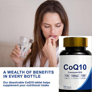 Capsules de coenzyme <span class=keywords><strong>Q10</strong></span> de marque privée OEM Capsules de coQ10 Capsule de poudre de coenzyme <span class=keywords><strong>Q10</strong></span> végétalien - Product Image 2