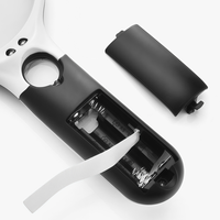 Loupe portable avec 3 lumières LED pour la lecture de bijoux, la vérification de pièces de monnaie, la lecture de cartes, les loisirs créatifs et comme outil d'amplification