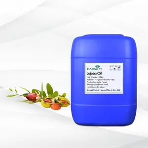 Pabrik grosir grosir label pribadi Minyak jojoba sampel gratis minyak dasar 100% minyak jojoba organik alami murni untuk rambut