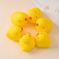 Jouet Squishy Canard Jaune en Gros, Jouet Anti-Stress Sensoriel Mignon Poussin Canard à Presser, Cadeau de Fête pour Enfants