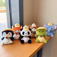 Lindos Peluches de Animales con Gorro y Campana - Peluches Suaves de Varios Estilos para Premios de Máquinas de Garras |   Venta al por Mayor Directa de Fábrica