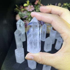 Penjualan laris batu penyembuhan alami menara titik kuarsa bening kristal untuk dekorasi rumah - Product Image 4