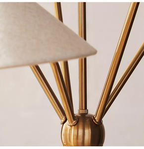 <span class=keywords><strong>Lampadario</strong></span> Vintage <span class=keywords><strong>Beige</strong></span> a 5 Luci con Paralume in Tessuto, Lampada a Sospensione in Ferro, <span class=keywords><strong>Lampadario</strong></span> Moderno in Stile Giapponese - Product Image 6