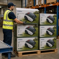 Robot Rasaerba Intelligente con Pulsante STOP e Display LED per Giardino - Falciatura Automatica - Vendita all'Ingrosso