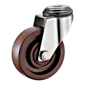 عجلات من الفولاذ المقاوم للصدأ SS مقاومة للحرارة العالية تتحمل حتى 280 درجة مئوية - Product Image 2