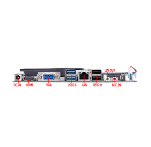 พัดลมบางเฉียบ คอร์ I5 4200U เมนบอร์ด Atx แหล่งจ่ายไฟ 12V DDR3 Haswell รุ่นที่ 4 มินิ ITX 4K EDP LVDS - Product Image 4
