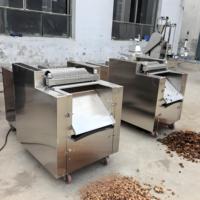 Upgrade product: gesneden kokosnootschilblokjes snijmachine voor fruit & groente gebruik, droge kokosnootschilchips