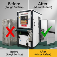 Machine de polissage automatique à haute efficacité pour métaux plats, polisseuse industrielle de surfaces pour l'acier inoxydable et l'aluminium