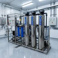 250L/H RO-Wasseraufbereitungssystem mit Pumpe Maßgeschneidertes Kommerzielles Umkehrosmose- & UV-Wasserreinigungssystem 1 Jahr Garantie
