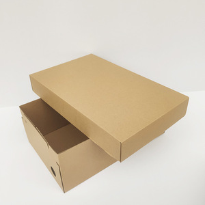 Cajas para Zapatos de Cartón Kraft Rectangulares Apilables para Almacenamiento en el Hogar, Embalaje General - Product Image 4