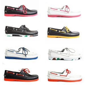 Scarpe Nautiche Retrò da Uomo e <span class=keywords><strong>Donna</strong></span>, <span class=keywords><strong>Mocassini</strong></span> da Vela Allacciati in Vera <span class=keywords><strong>Pelle</strong></span> Traspirante, Scarpe Primaverili - Product Image 2