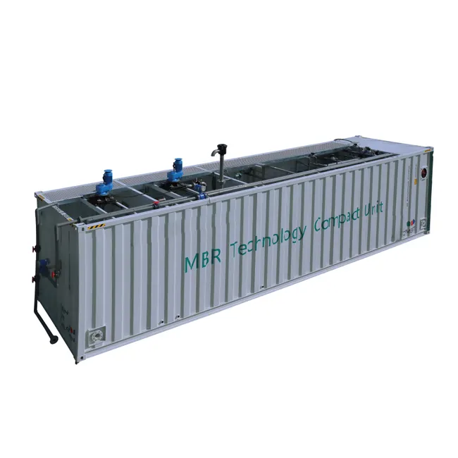 40 45 Foot High Cube container 50 60 70 80 90 TPH Containerized Sewage Treatment System