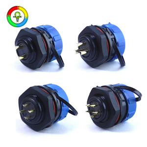 Connecteur Circulaire Compact OL13 IP68 1-9P, Adaptateur d'Alimentation Étanche Certifié CE pour Connexion Électrique Extérieure - Product Image 4