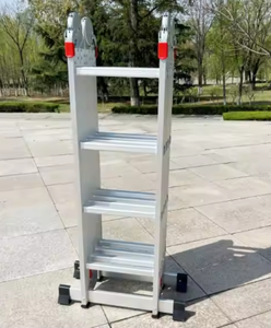 Escalera de Aluminio Industrial, Capacidad de Carga 330lbs/150kg, Pedal Ancho Antideslizante, Ligera, para Uso en el Hogar/Cocina, ANSI EN131 OSHA9 - Product Image 2