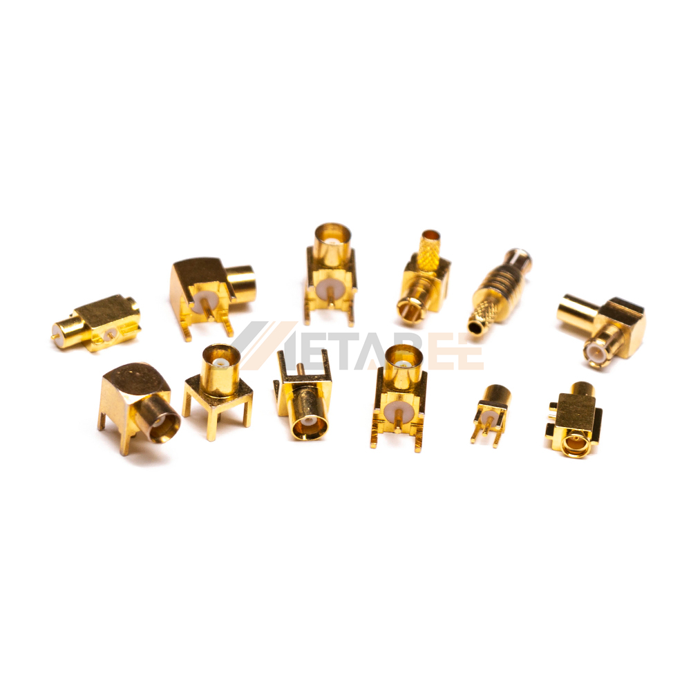 MMCX / MCX Right Angle Plug, Gold-plated Wireless Device