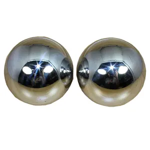 Boule de miroir à grand trou, sphère de décoration de jardin, boule en acier inoxydable 304, ASTM 430 316l HRC52-55, 2mm, 4mm, 5mm, 8mm