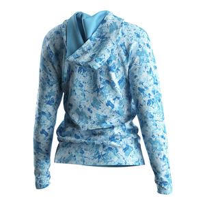 Camiseta de Pesca de Manga Larga de Secado Rápido con Protección UV para Mujer, Personalizada, Ecológica, de Poliéster, con Capucha - Product Image 2