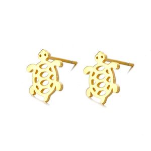 316L Stainless Steel Screw <b>Back</b> Heart Stud <b>Earring</b> for Women Man Hollow Flower Gold and Silver Color Lover's Engagement Jewelry - Product Image 2