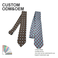 Corbata de Seda para Hombre, Diseño Geométrico, a Cuadros, con Estampado Floral, Elegante, Clásica, Informal de Negocios, para Uso Diario, 1 Pieza